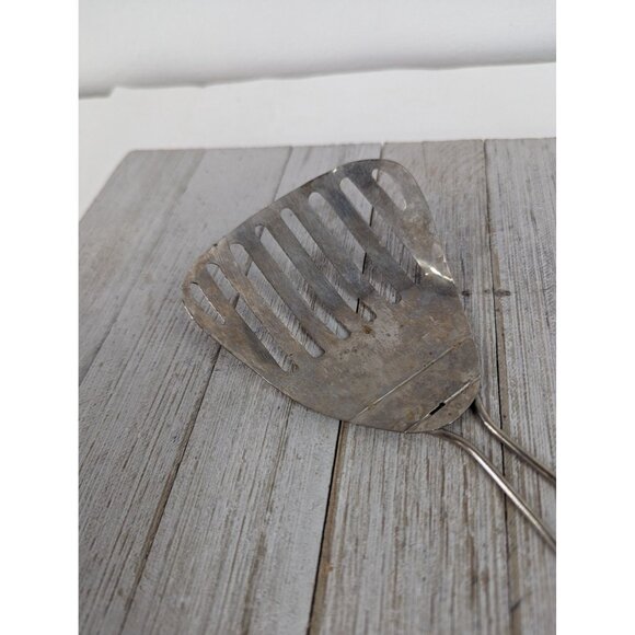 Metal Skimmer Drainer #3 Strainer Blender 10 1/2" Hong Kong - Picture 2 of 7